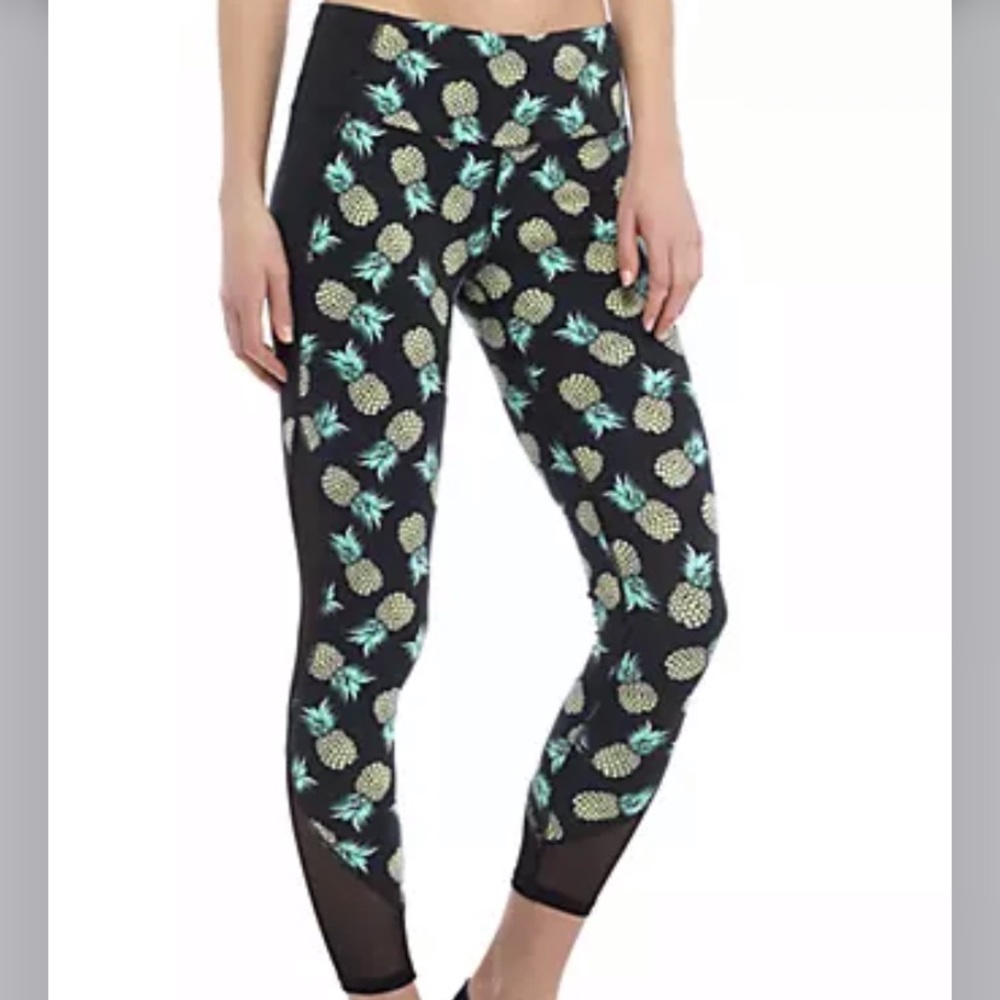 NWT Pineapple Mesh Leggings